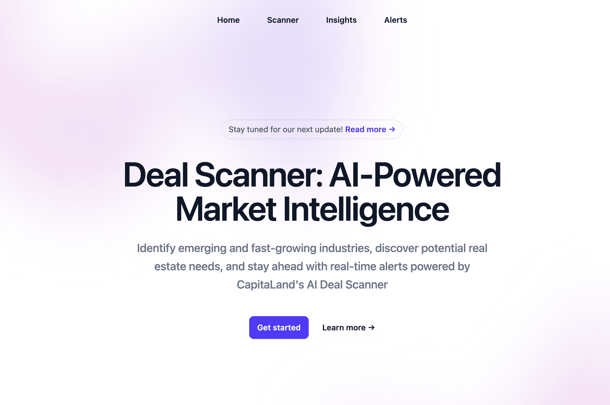 Market Inspection Agent — ranked opportunities dashboard